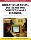 Educational Social Software for Context-Aware Learning