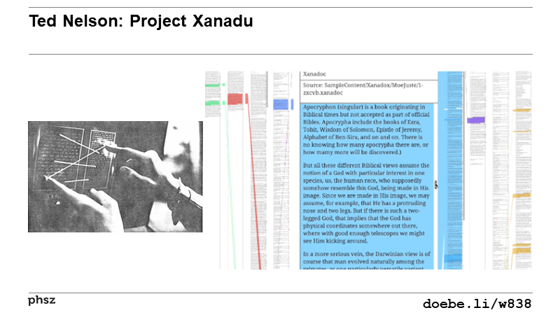 Ted Nelson: Project Xanadu