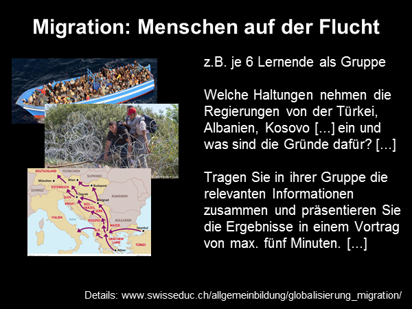Bsp: Migration - Menschen auf der Flucht