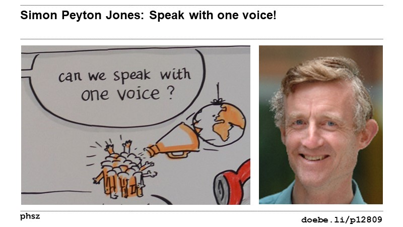 Simon Peyton Jones: Speak with one voice!