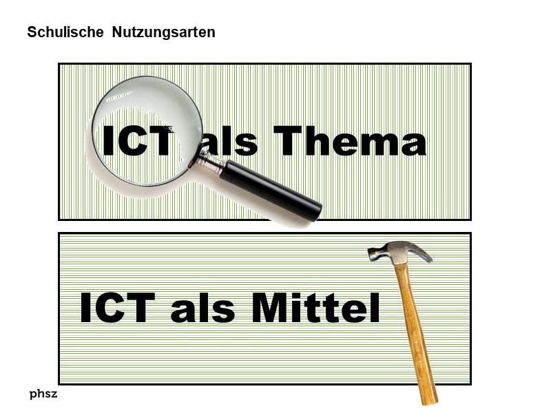 ICT als Thema versus ICT als Mittel