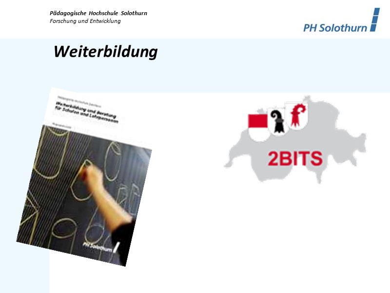 ICT-Weiterbildungsangebote für Lerhpersonen im Kanton Solothurn