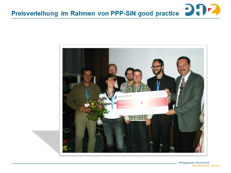 Preis bei PPP-SiN Good Practice