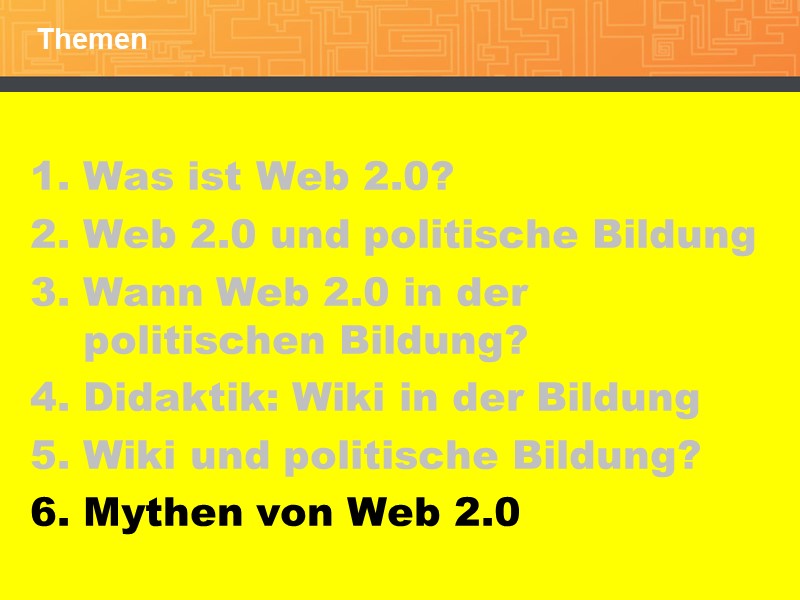 Mythen von Web 2.0