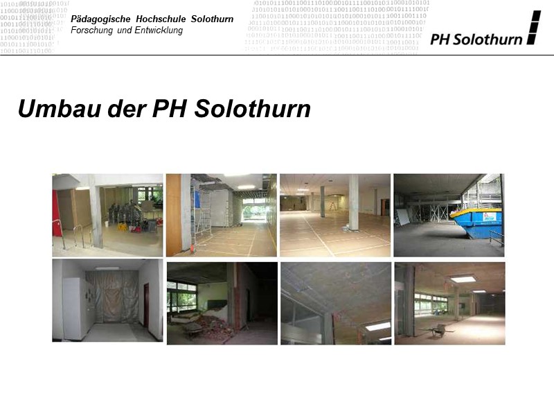 Umbau der PH Solothurn