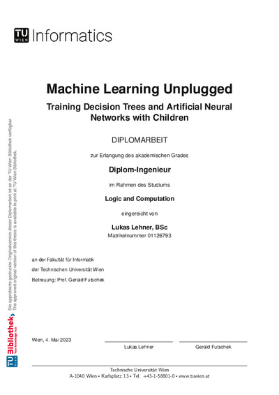 Machine Learning Unplugged