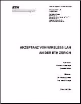 Akzeptanz von Wireless LAN an der ETH Zürich