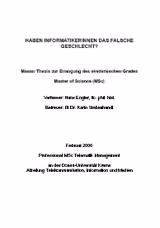 Haben Informatikerinnen das falsche Geschlecht?
