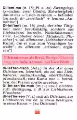 Dilettantismus als Beruf