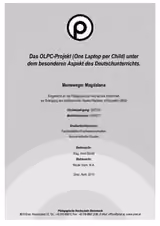 Das OLPC-Projekt (One Laptop per Child) unter dem besonderen Aspekt des Deutschunterrichts