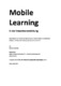 Mobile Learning in der Erwachsenenbildung