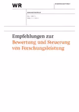 Empfehlungen zur Bewertung und Steuerung von Forschungsleistung