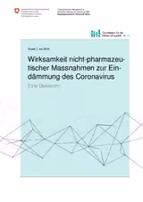 Wirksamkeit nicht-pharmazeutischer Massnahmen zur Eindämmung des Coronavirus