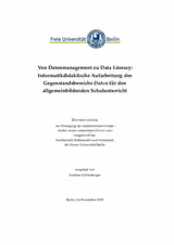 Von Datenmanagement zu Data Literacy
