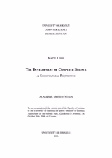 The Development of Computer Science