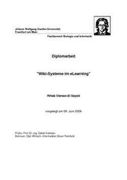 Wiki-Systeme im eLearning