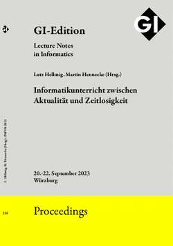 Informatikunterricht zwischen Aktualität und Zeitlosigkeit