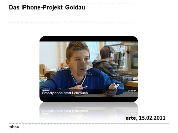 Das iPhone-Projekt Goldau