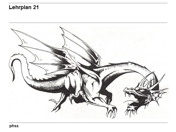 Lehrplan 21: Fighting with a dragon?
