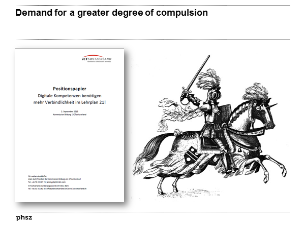 Demand for a greater degree of compulsion