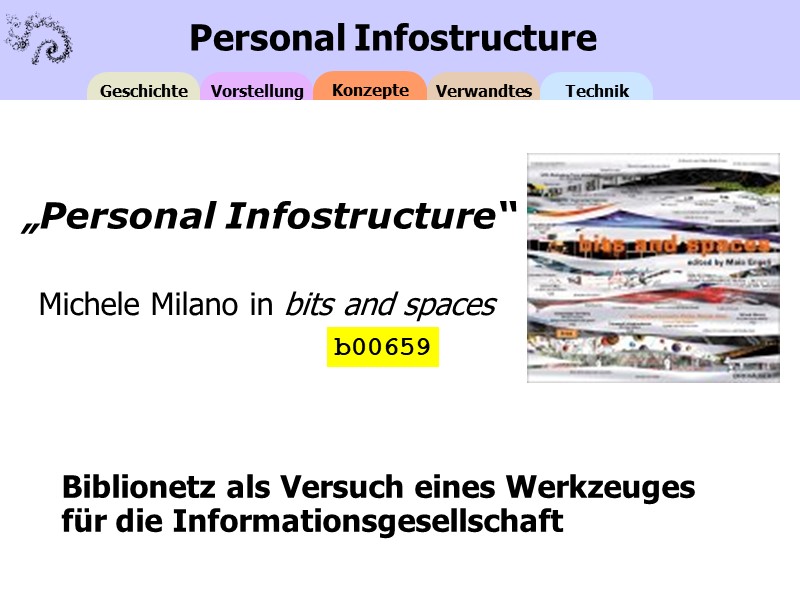 Personal Infostructure