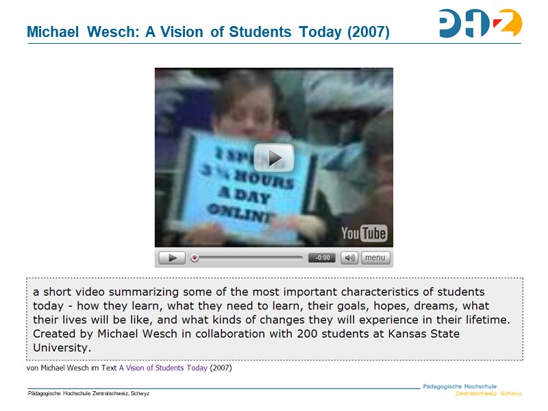 Michael Wesch: A Vision of Students Today (2007)