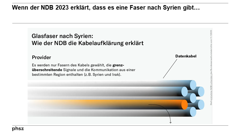 Wenn der NDB 2023 erklärt, dass es eine Faser nach Syrien gibt…