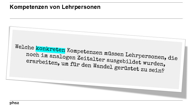 Kompetenzen von Lehrpersonen