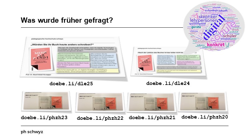 Was wurde früher gefragt?
