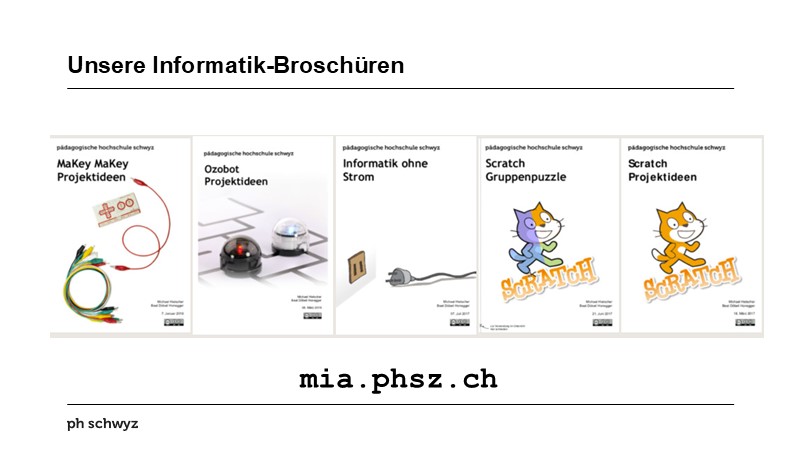 Unsere Informatik-Broschüren