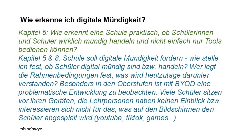 Wie erkenne ich digitale Mündigkeit?