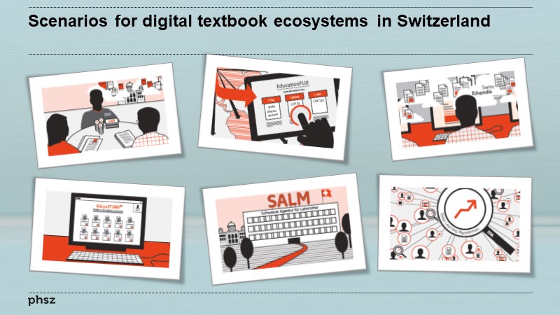 Scenarios for digital textbook ecosystems in Switzerland