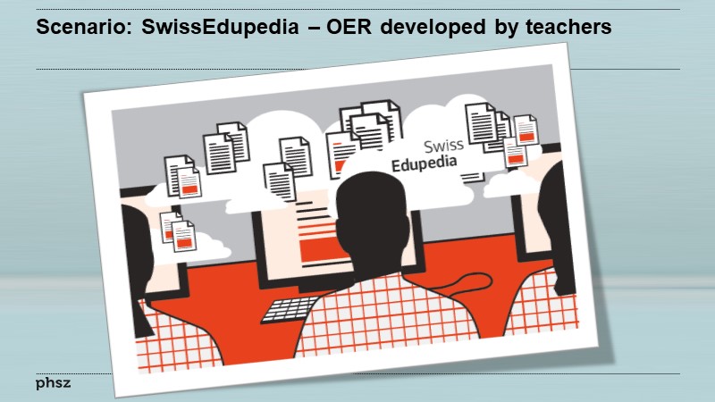 Scenario: SwissEdupedia – OER developed by teachers