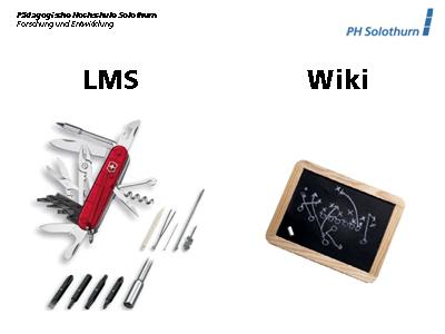 LMS versus Wiki