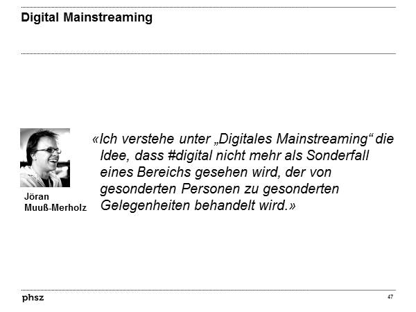Digital Mainstreaming Jöran Muuß-Merholz
