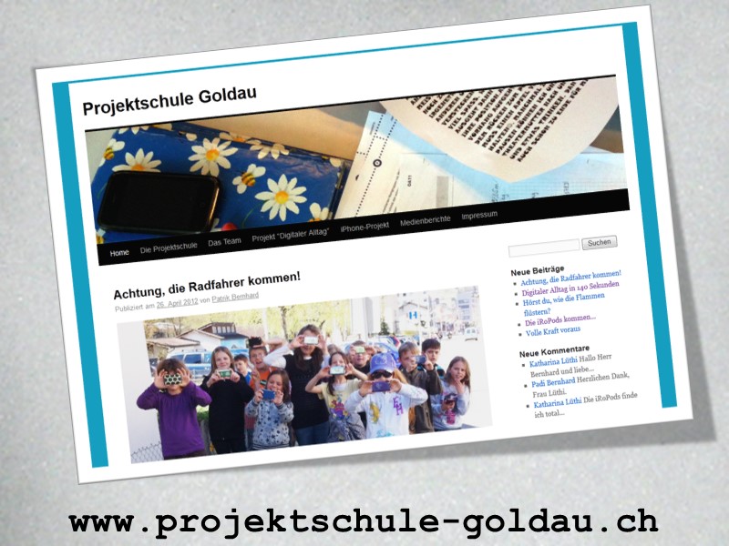 Weblog der Projektschule Goldau