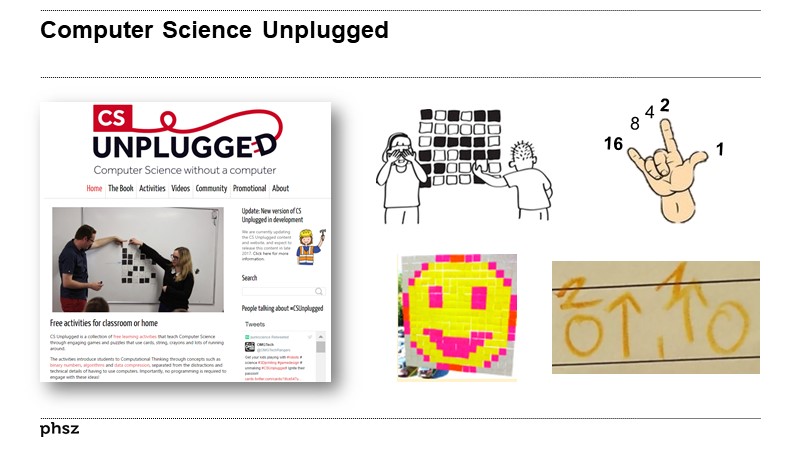 Computer Science unplugged