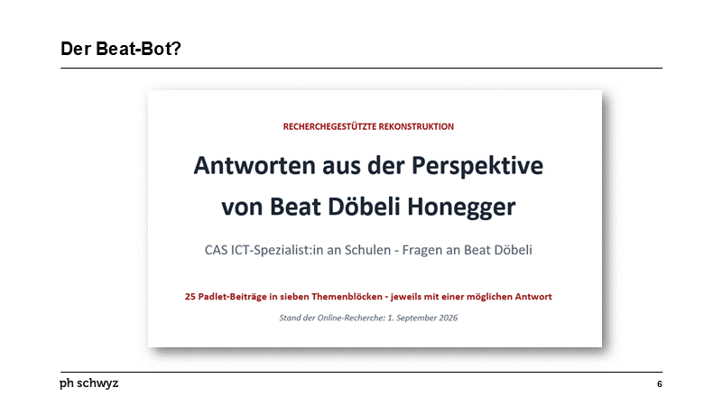 Der Beat-Bot?