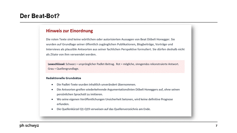 Der Beat-Bot?