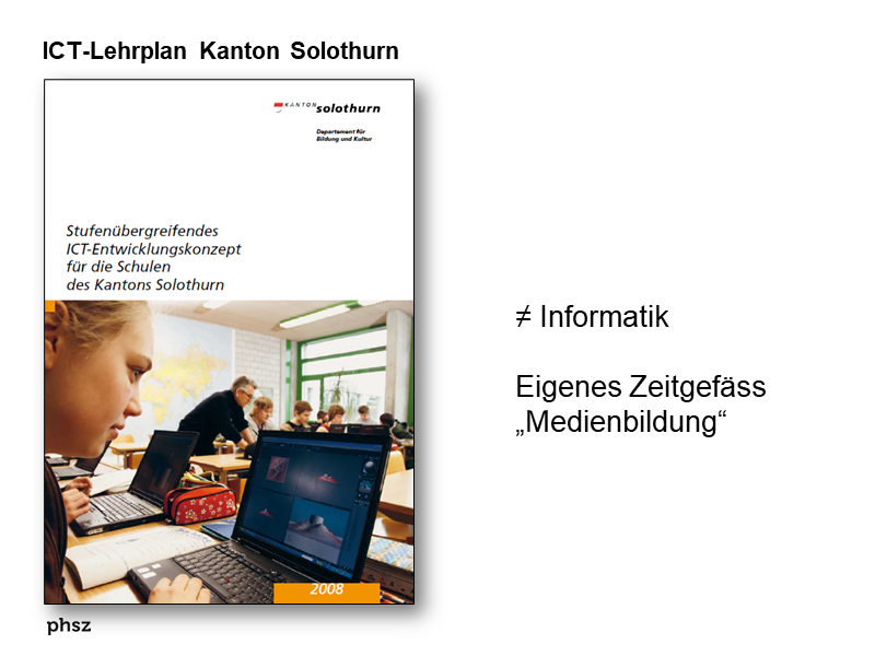 ICT-Lehrplan Kanton Solothurn