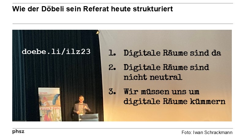 Wie der Döbeli sein Referat heute strukturiert