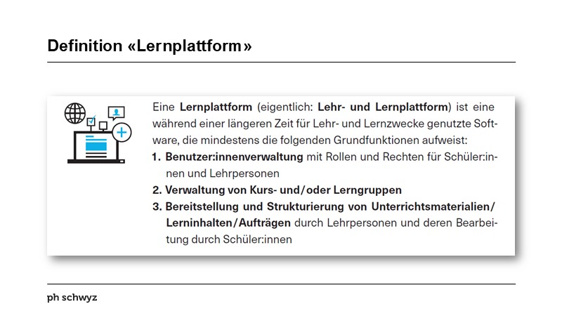 Definition «Lernplattform»
