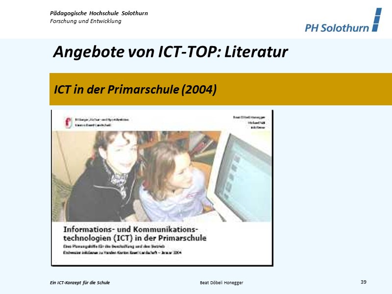 Empfehlungen zu ICT in der Primarschule