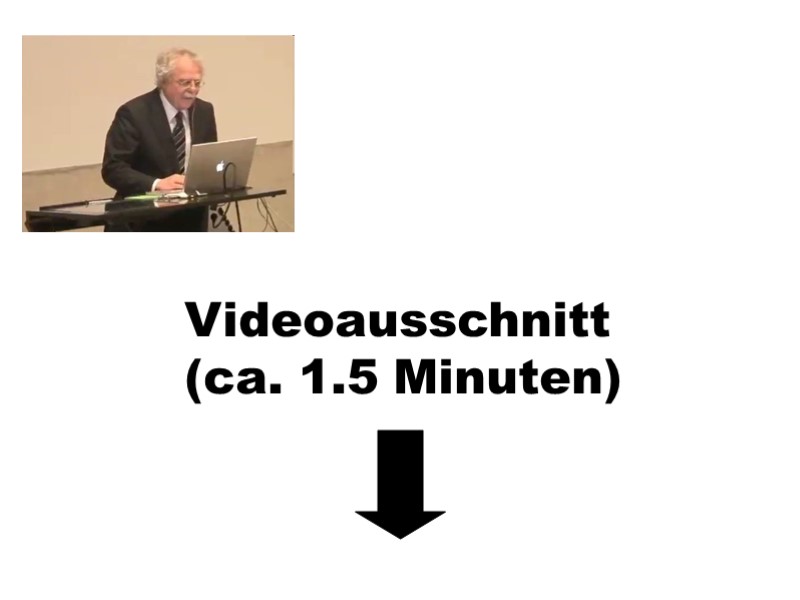 Vortragsausschnitt Rolf Schulmeister