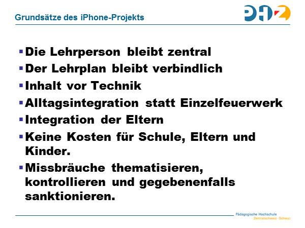 Grundsätze des iPhone-Projekts