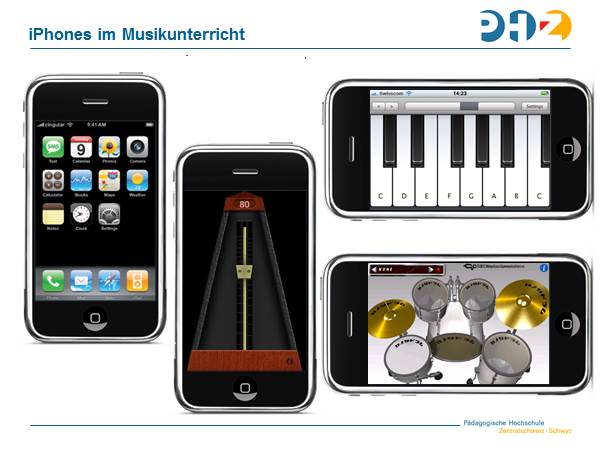 iPhones im Musikunterricht