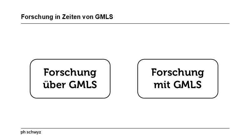 Forschung in Zeiten von GMLS