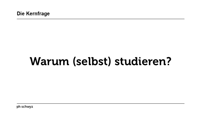 Die Kernfrage