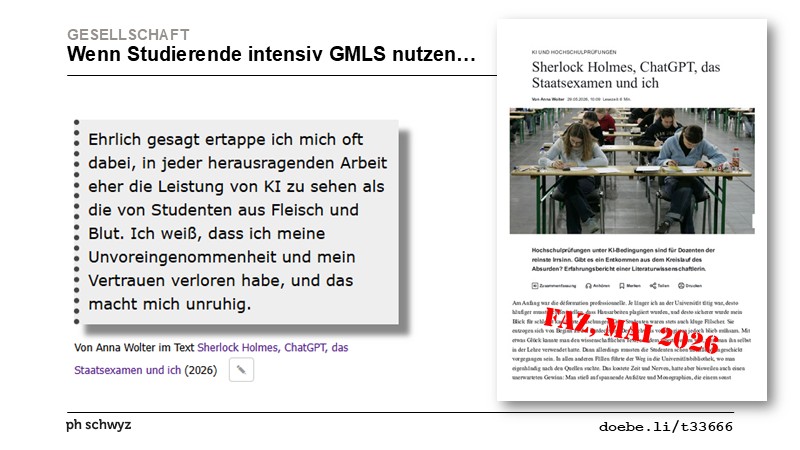 Wenn Studierende intensiv GMLS nutzen…