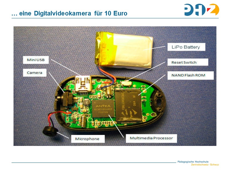 … eine Digitalvideokamera für 10 Euro